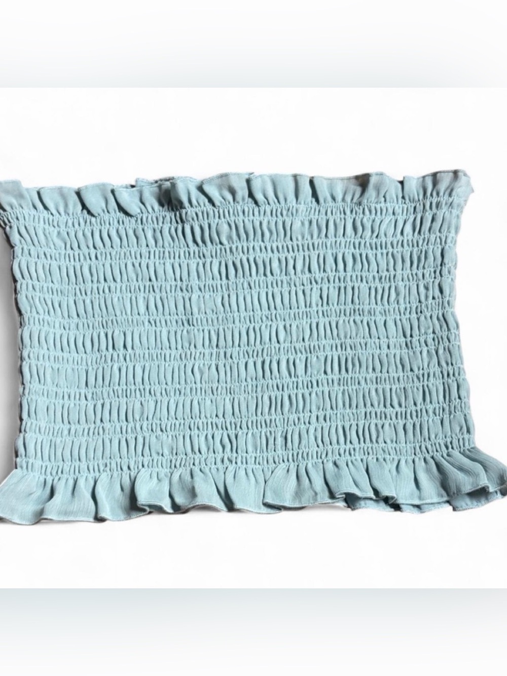 Kendall & Kylie Light Aqua Blue Strapless Tube Top
